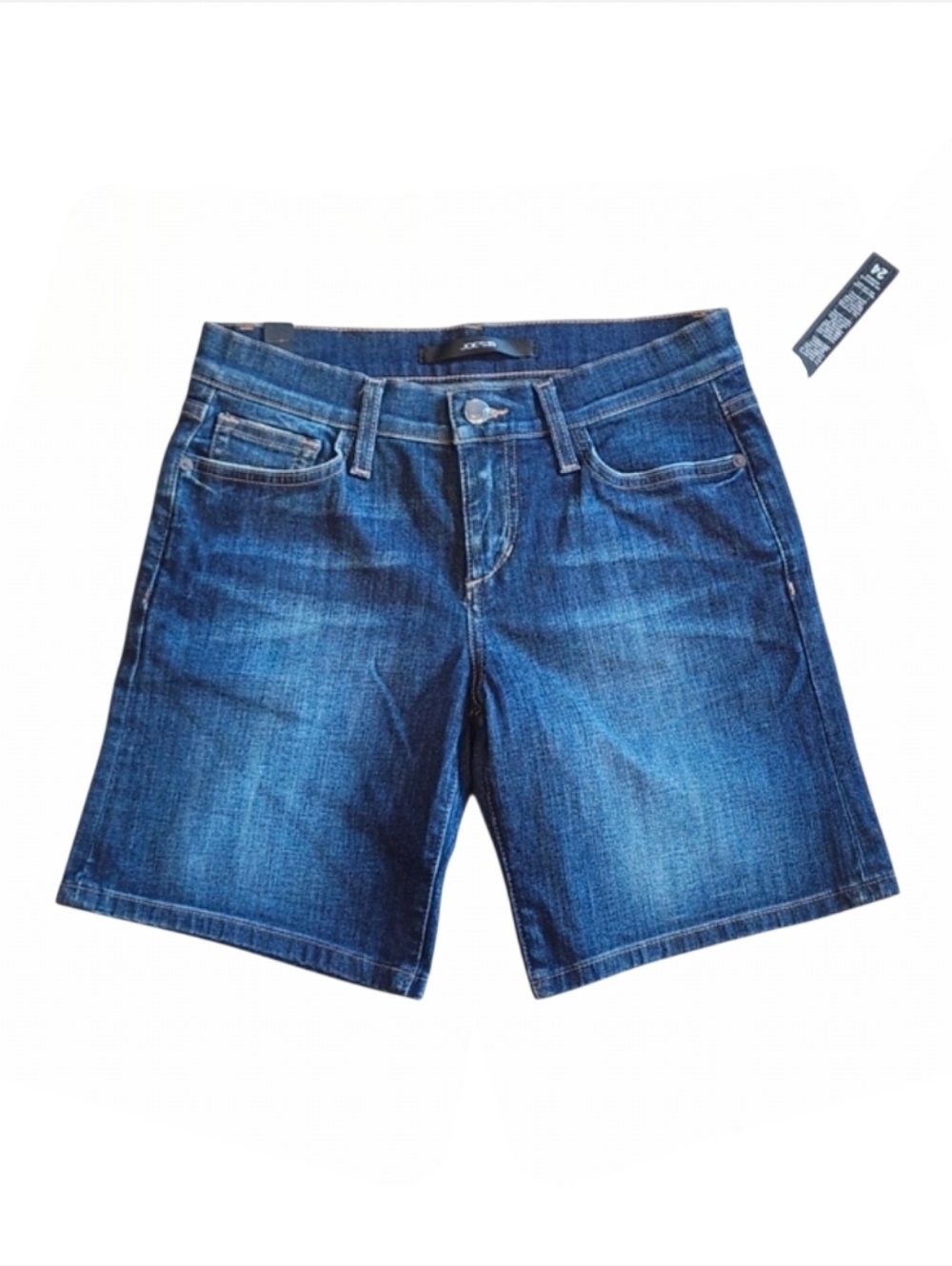 NWT Joe's Jeans 24 Monroe Relaxed Midrise Mom Friendly Clean Hem Bermuda Shorts